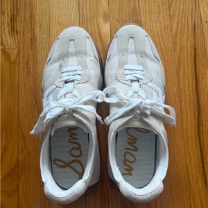 Sam Edelman Langley Cream/White Sneakers, Size 8, Almost new condition